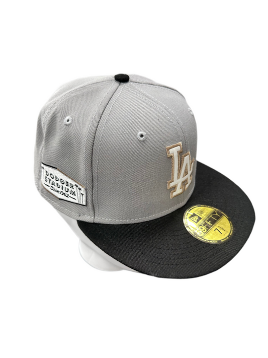 Los Angeles Dodgers Fitted 7 1/2 ‘Grey/Black’