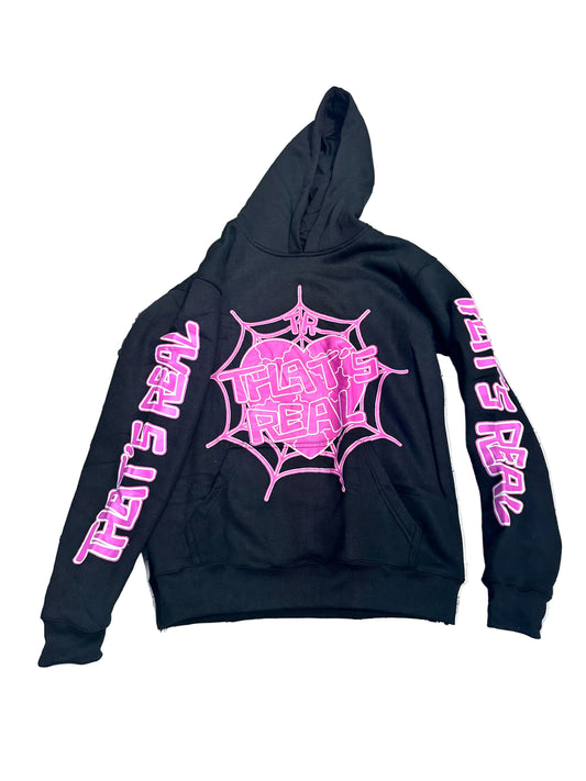 That’s Real Mutual Hoodie ‘Black/Pink’