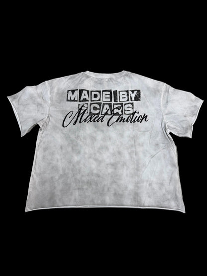 Mixed Emotion Made by Scars Tee ‘White’