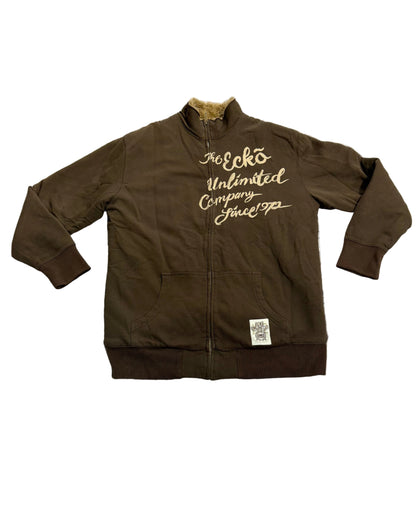Eckō LS Zip-Up ‘Brown’