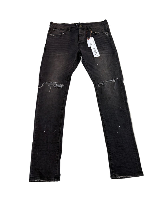 Purple Jeans P001 ‘Distressed Painter Black’