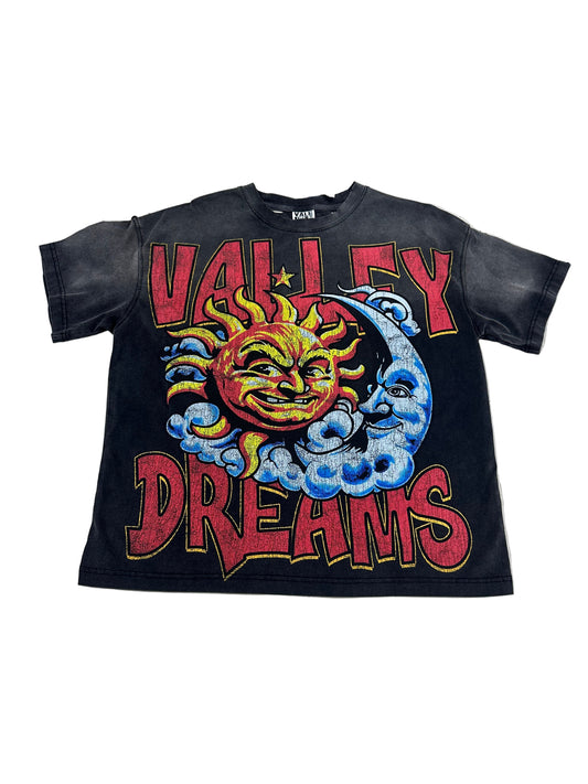 Vale Thrashed Sun Tee ‘Ash Black’