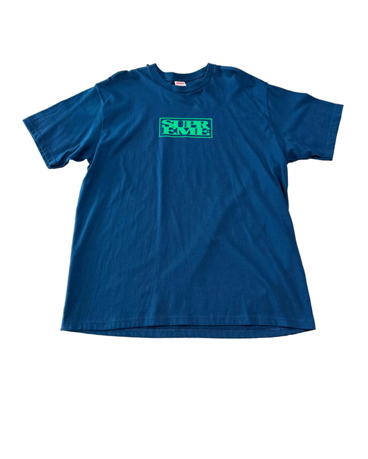 Supreme Blocked Tee ‘Aqua/Green’