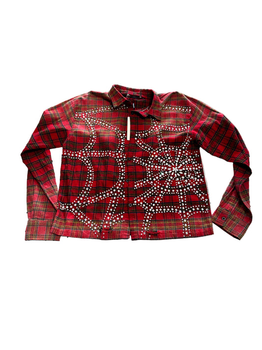 Vale Bling Flannel ‘Red’