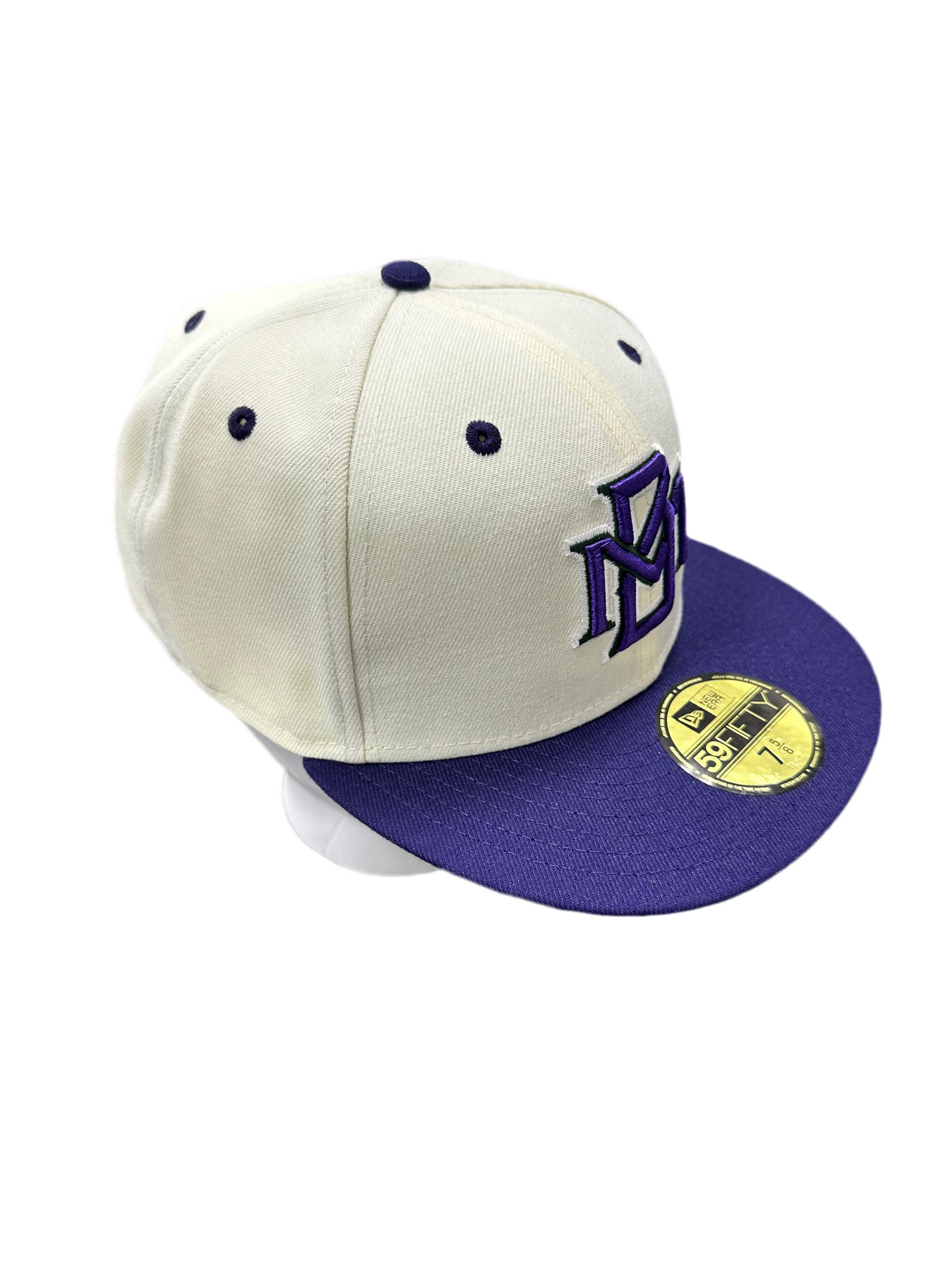 Milwaukee Brewers Fitted 7 5/8 ‘Off-White/Purple’