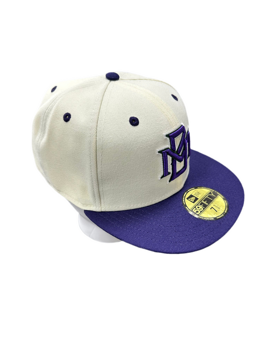 Milwaukee Brewers Fitted 7 5/8 ‘Off-White/Purple’