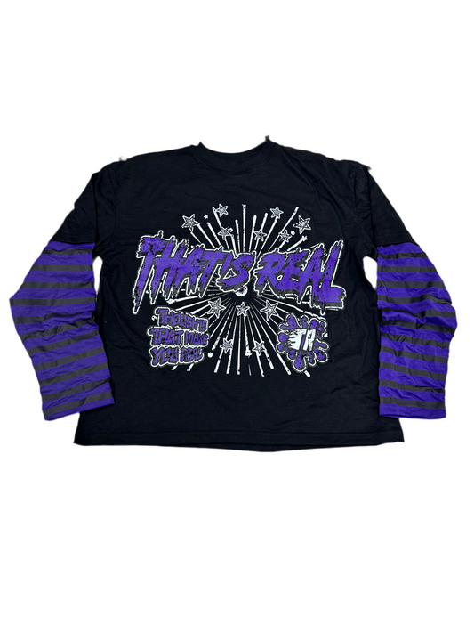 That’s Real Double-Layered LS ‘Black/Purple’