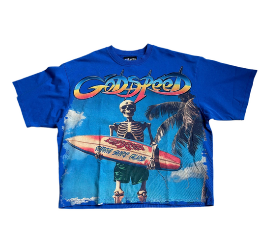 GodSpeed Surf Club Tee 'Blue'