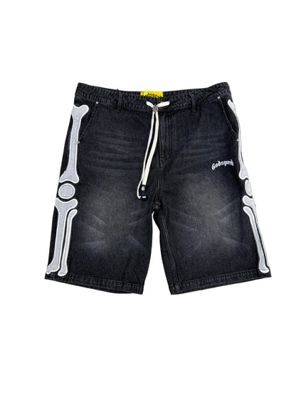 Godspeed Bone Denim Jorts ‘Black’