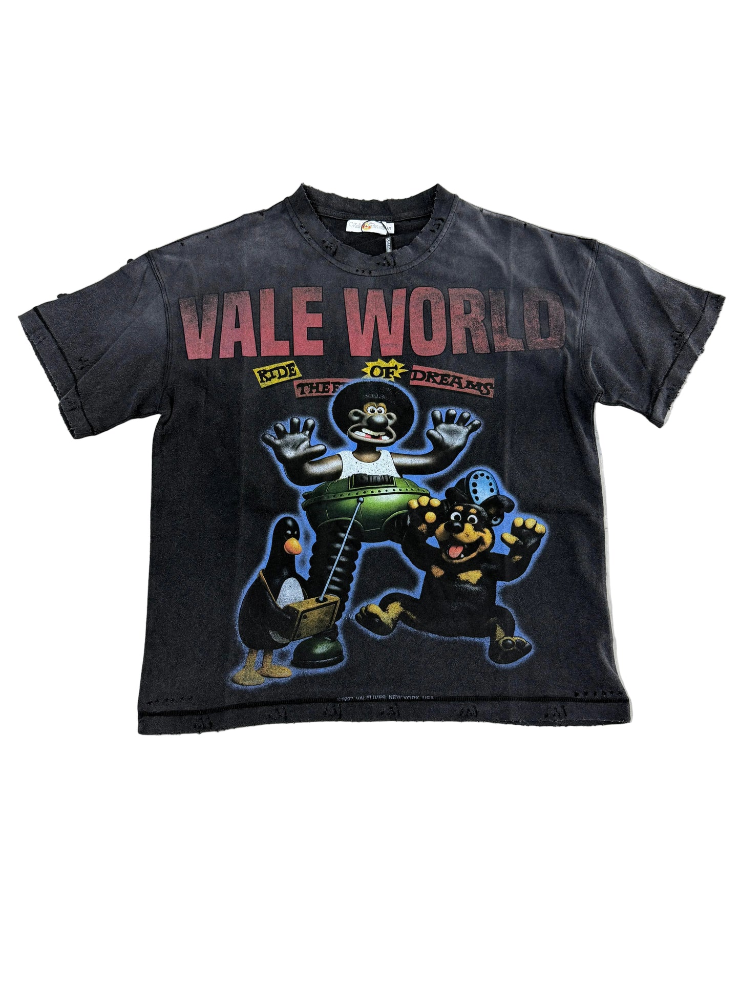 Vale Ride Of Dreams Tee ‘Washed Black’