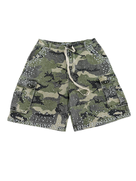 Vale Soulja Cargo Bling Shorts ‘Camo’
