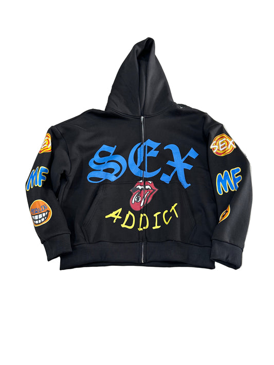 SAddict Zip-Up ‘Black’