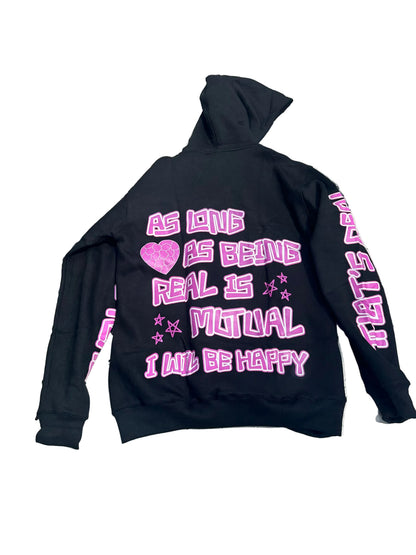 That’s Real Mutual Hoodie ‘Black/Pink’