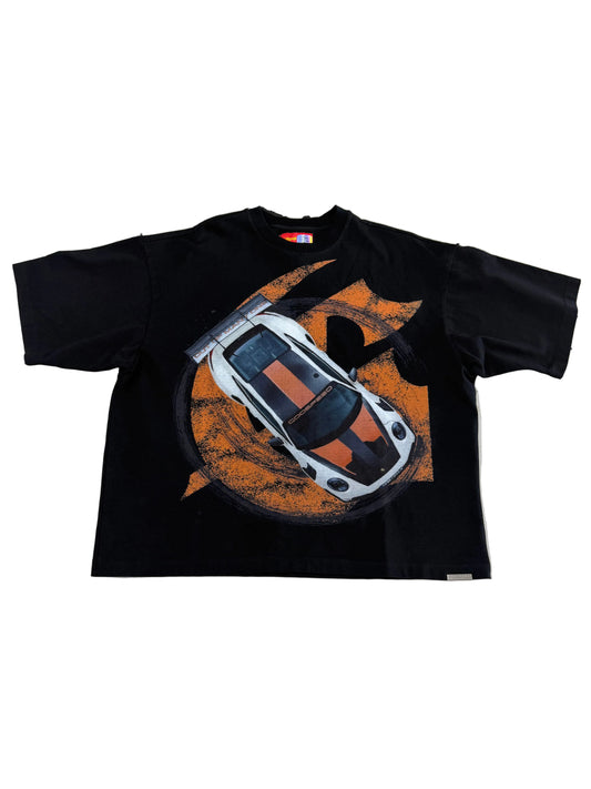 Godspeed Porsche Tee ‘Black’