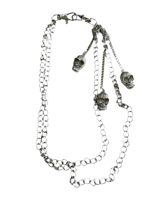 BVA Skull Wallet-Chain ‘Silver’