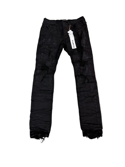 Purple Jeans P001 ‘Distressed Black’