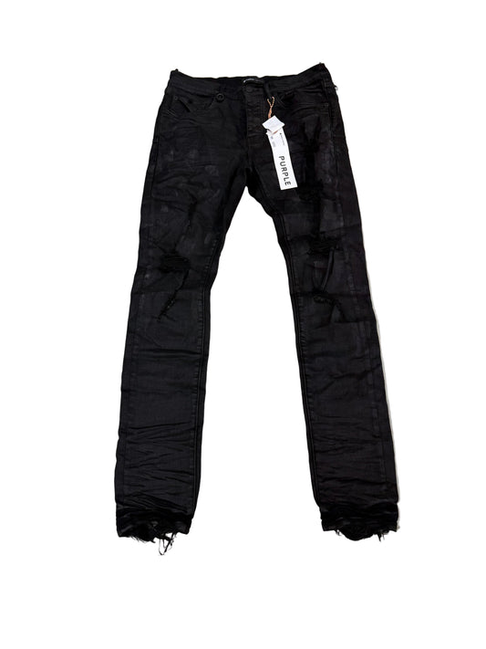 Purple Jeans P001 ‘Distressed Black’