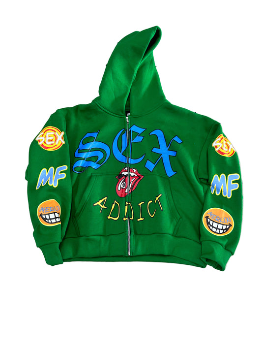 SAddict Zip-Up ‘Green’