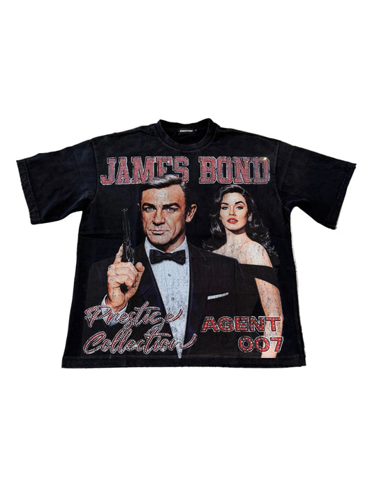 Prestige James Bond Bling Tee ‘Black’