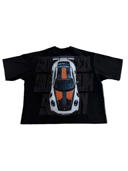 Godspeed Porsche Tee ‘Black’