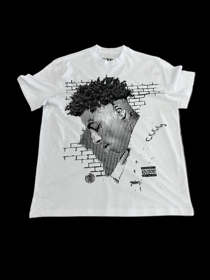 BVA YoungBoy Tee ‘White/Black’
