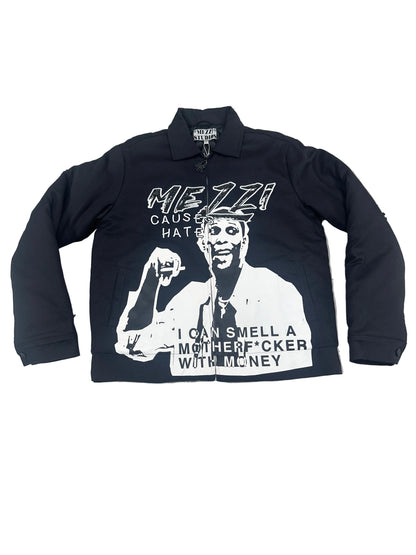 Mezzi Bomber Jacket ‘Black/White’