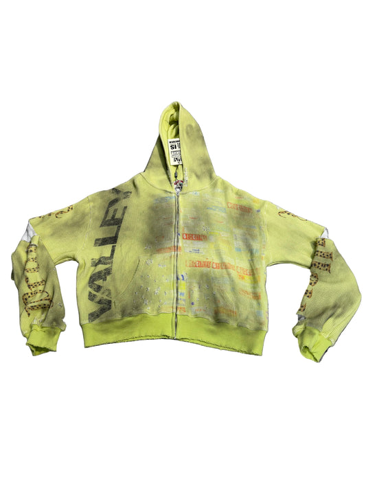 Vale Glitch Zip-Up ‘Green’