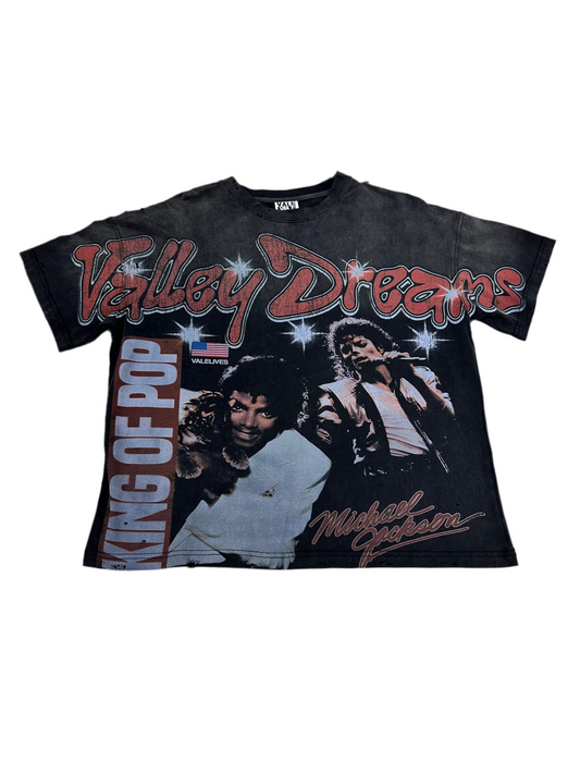 Vale King Of Pop Tee ‘Ash Black’