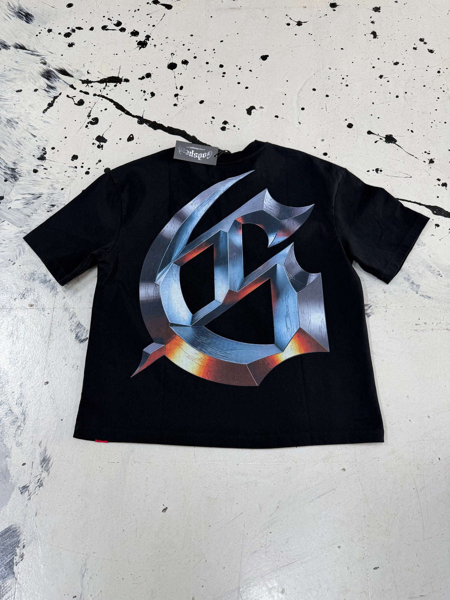 GodSpeed Cursive Logo Tee ‘Black’