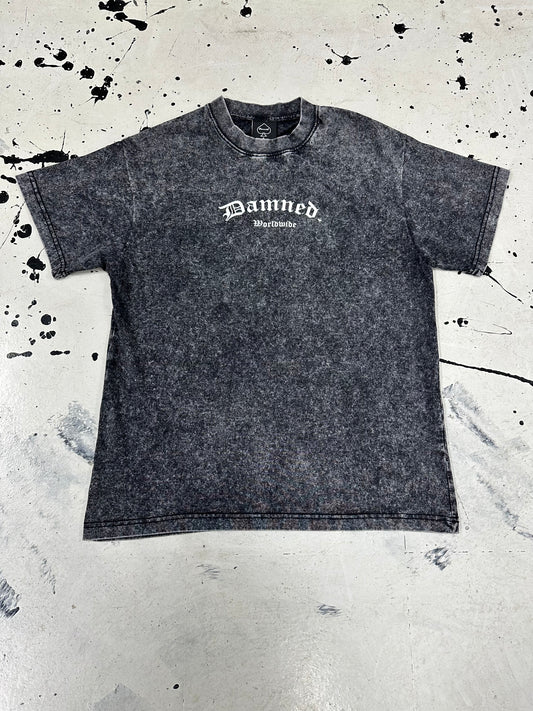 Damned Tee ‘Grey Ash/Yellow’