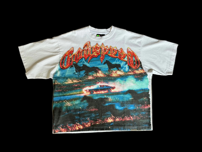 Godspeed Mustangs Tee ‘White’