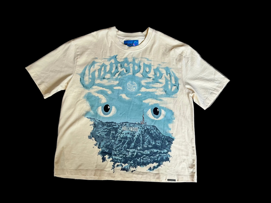 Godspeed Hollywood Clouds Tee ‘Off-White’
