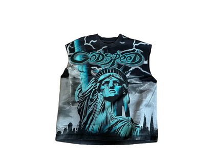 Godspeed Liberty Lighting Sleeveless Tee ‘Black’