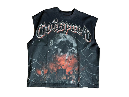 Godspeed Peaceful City Sleeveless Tee ‘Black’