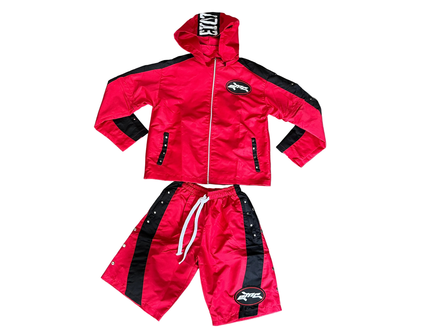 Exotic Cash LS(Zip-Sleeve) Tracksuits ‘Red/Black’