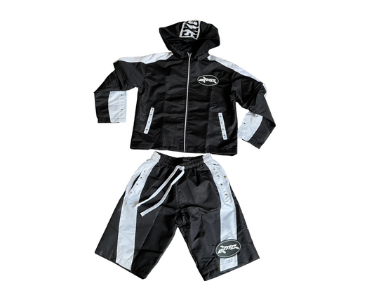 Exotic Cash LS(Zip-Sleeve) Tracksuits ‘Black/White’