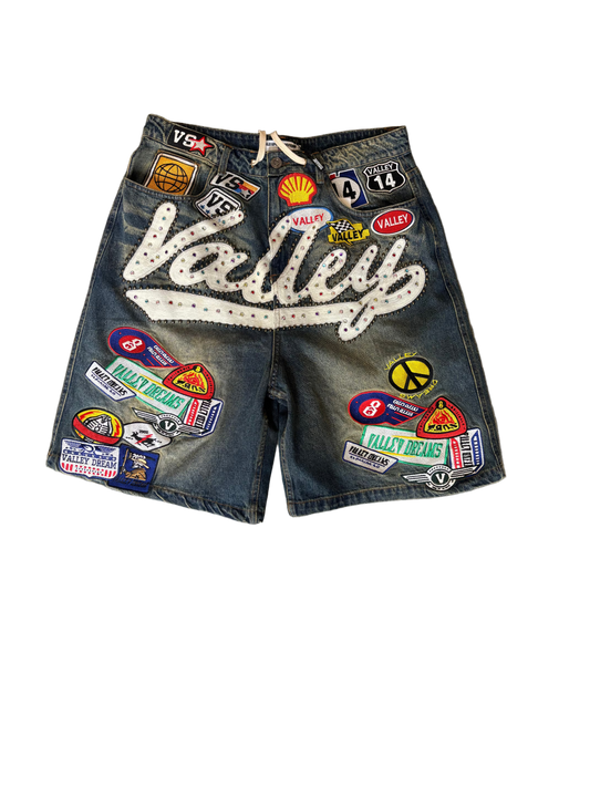 Vale 1980 Patch Jorts ‘Denim’