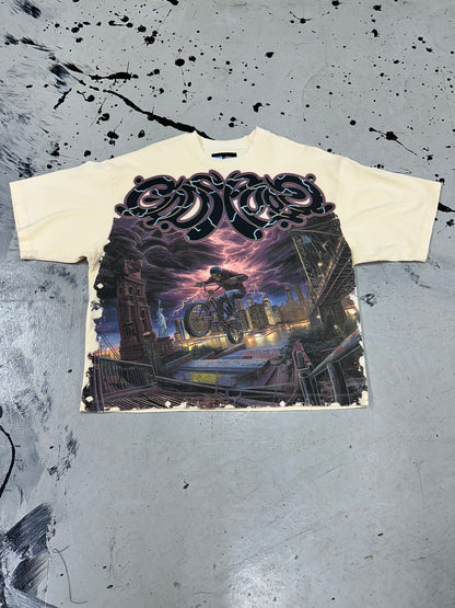 Godspeed Bike Is Life Tee ‘Cream’