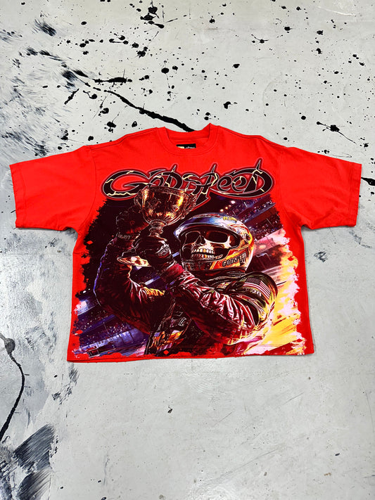 Godspeed Champ Tee ‘Bright Red’