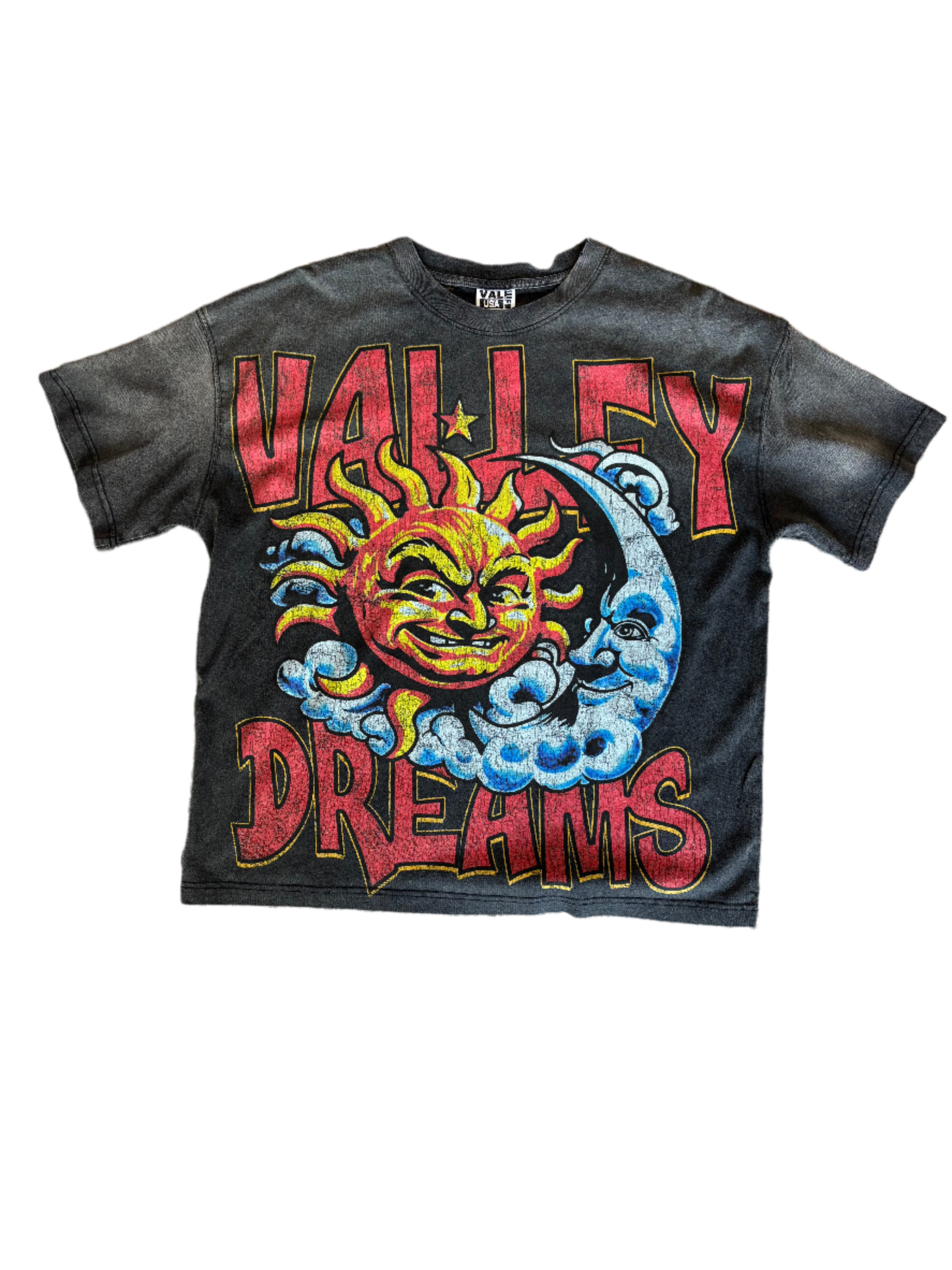 Vale Thrashed Sun Tee 'Black'