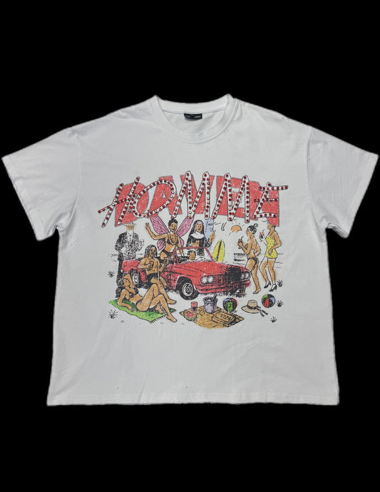 Daven Homme Palm Beach Tee ‘White’