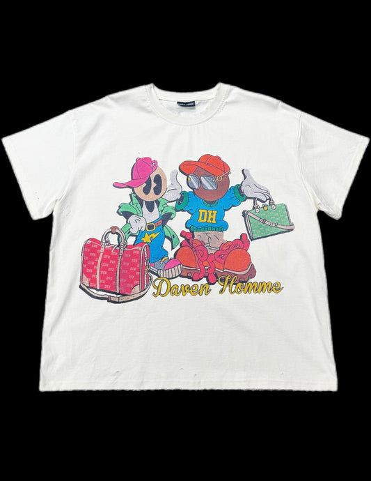Daven Homme Fly Character Tee ‘Off-White’
