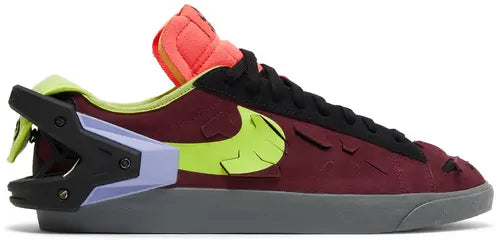 Acronym x Blazer Low 'Night Maroon'